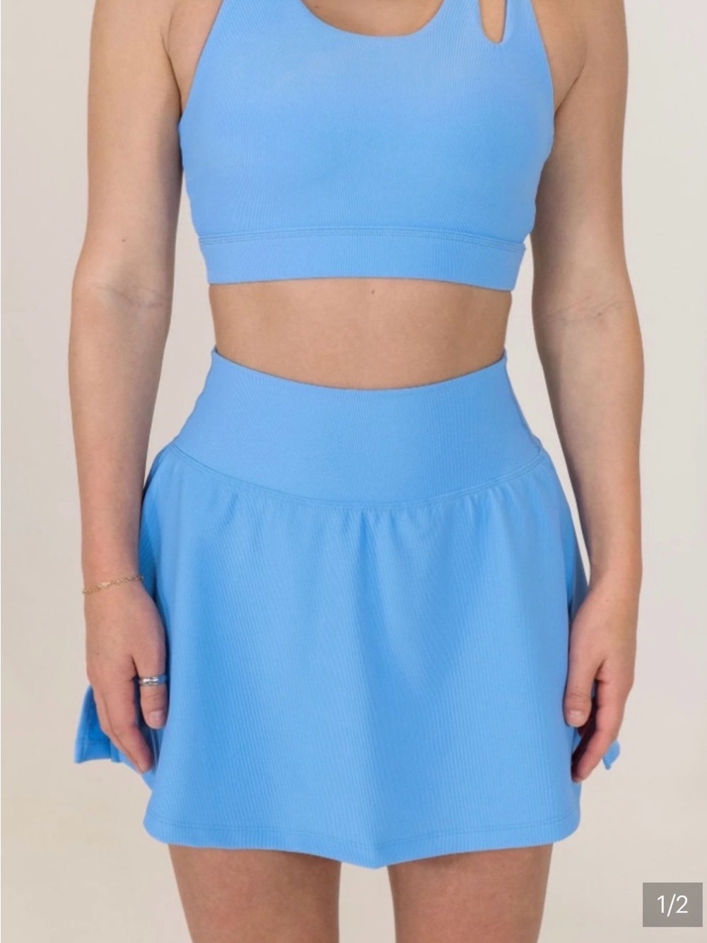 ISO Salt Project Ribbed Day Dream Skort Small